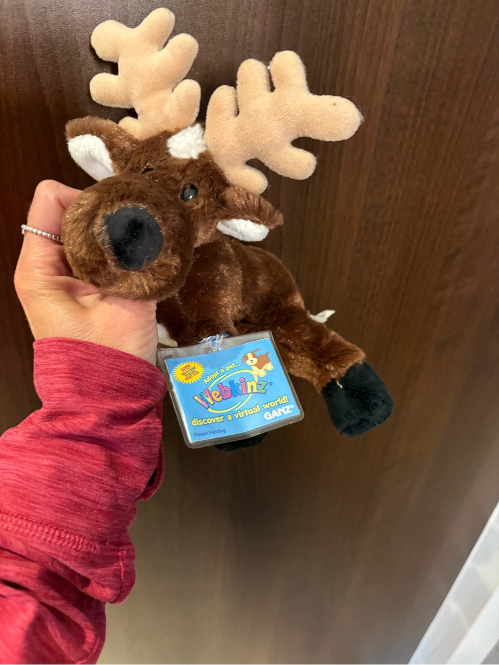 WEBKINZ PLUSH REINDEER WITH CODE